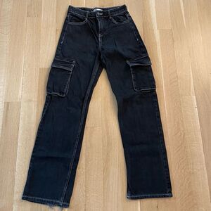 Cargo denim jeans from Bershka